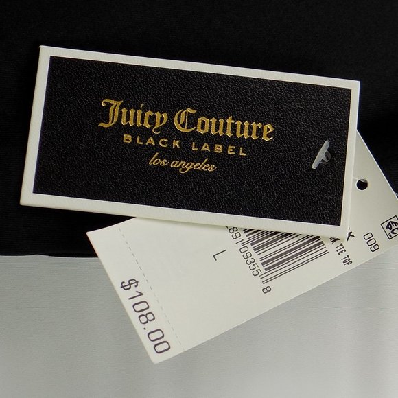 Juicy Couture Black Label Embroidered Heart Sleeveless Vest Top NWT Multiple Sz - Picture 2 of 10